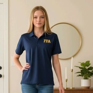Navy Blue FFA Polo Shirt